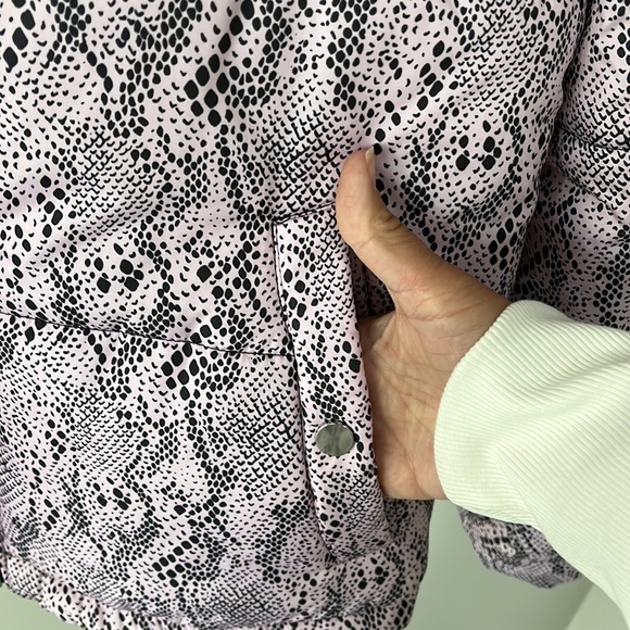 C&C California Snakeskin Puffy Coat - Picture 3 of 4